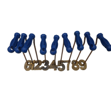 شماره کپل زن برنجی گاو و اسب